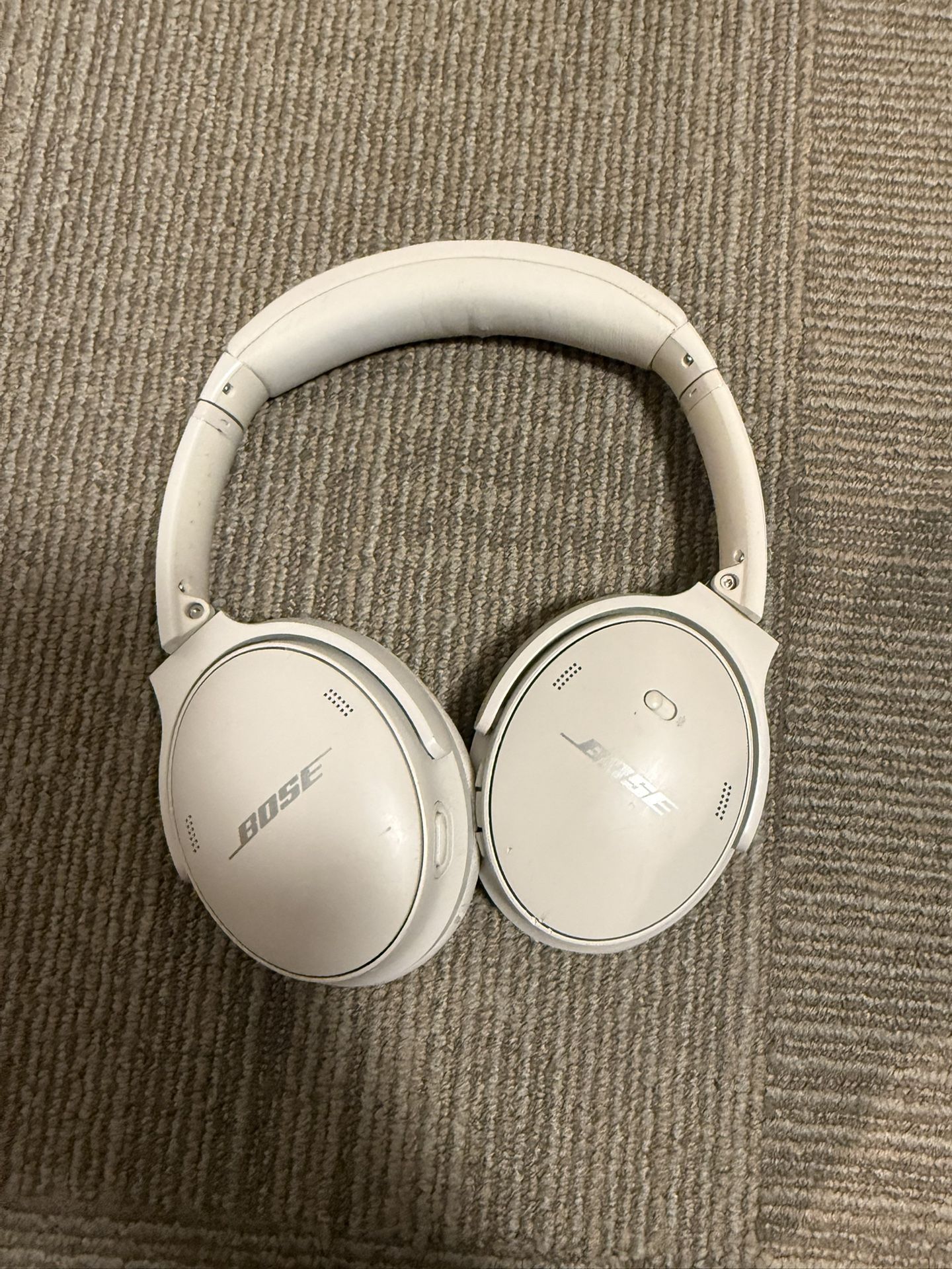 Bose QuietComfort 45 Wireless Noise-Cancelling Headphones White Smoke 
