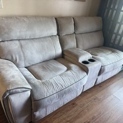 Sofa With Recliner 