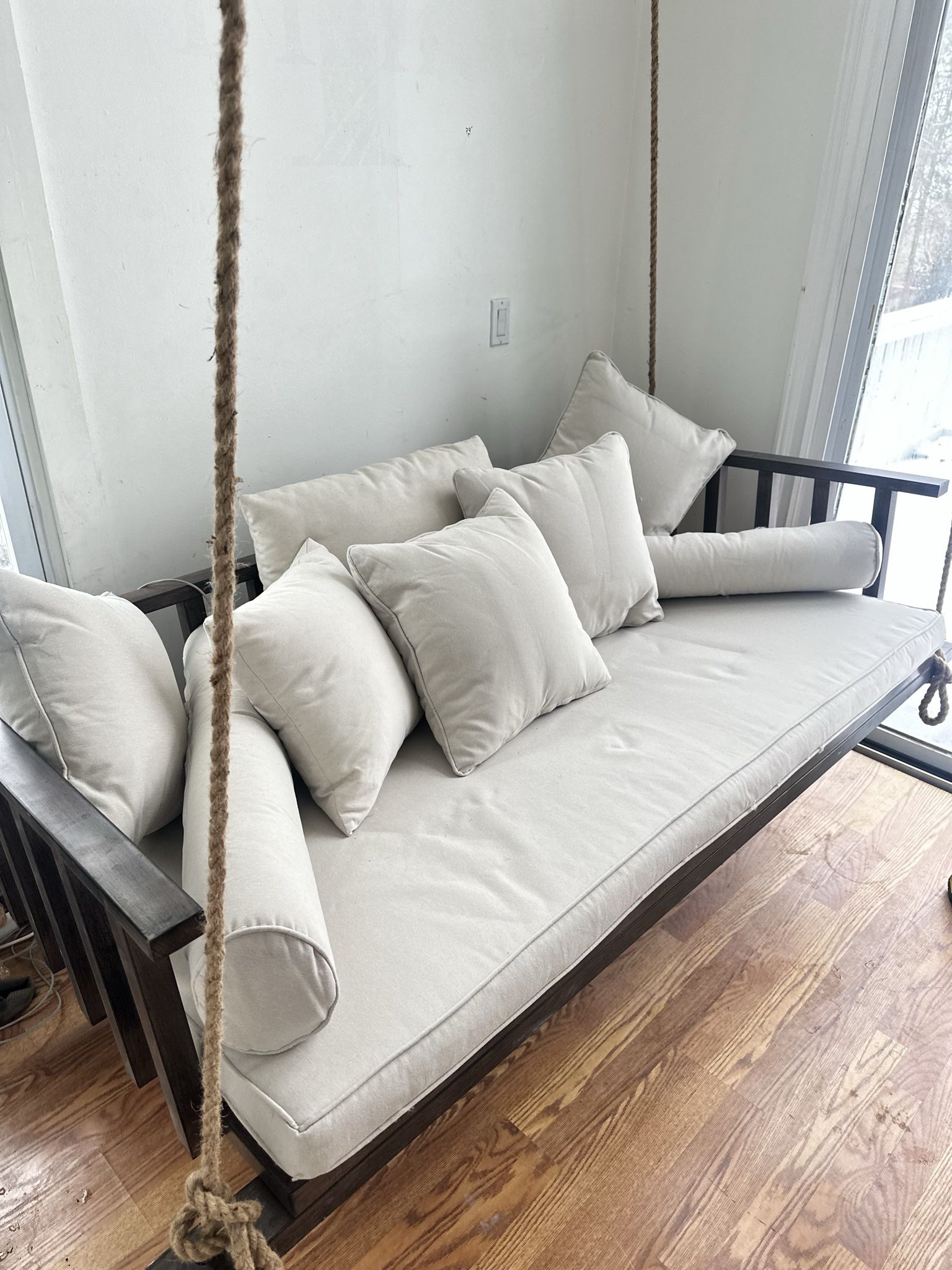 allen + roth Daybed with Tan Cushion(S) and Steel Frame