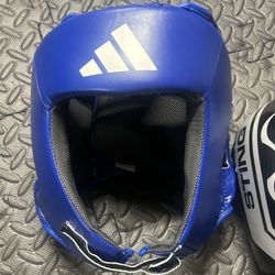 Adidas open face headgear 