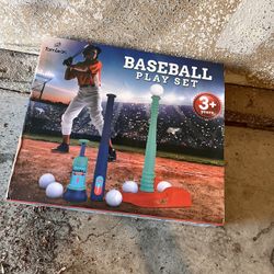Kids Baseball Playset
