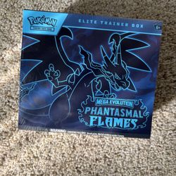 Pokemon TCG: Mega Evolution Phantasmal Flames Elite Trainer Box Factory Sealed