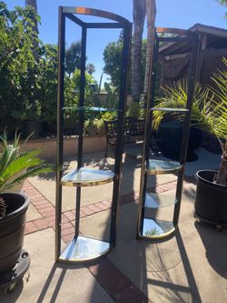 5 Glass Tier Corner Units