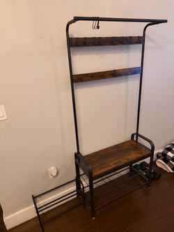 Coat and Shoe Rack