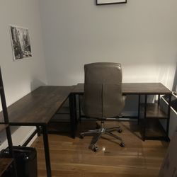 Office Furniture For Sale- Desks, Chair, Bookshelf