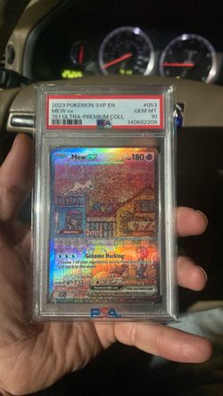2023 POKEMON SVP EN-SV BLACK STAR PROMO #053 MEW EX 151 ULTRA-PREMIUM COLL