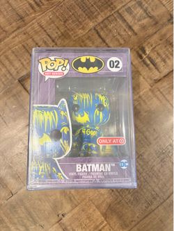 Funko Pop Batman 02 Art Series Target Excl SEALED in Funko Stacks Protector