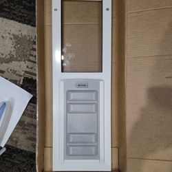 Liberty Pet Door for White Horizontal Sliding Windows
