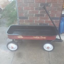ORIGINAL RADIO FLYER WAGON & RADIO FLYER TRICYCLE 