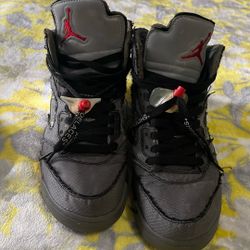Off white Jordan 5s