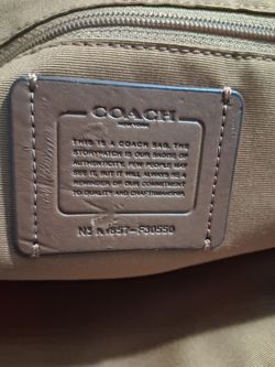 Leather coach back pack