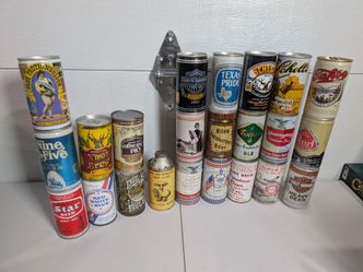 23 Vintage Beer Can Lot 1970s 1980s Harley Davidson Schell’s Yuengling Cermak
