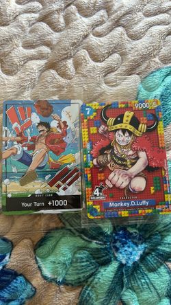Op17 pre release Lego luffy and don cards