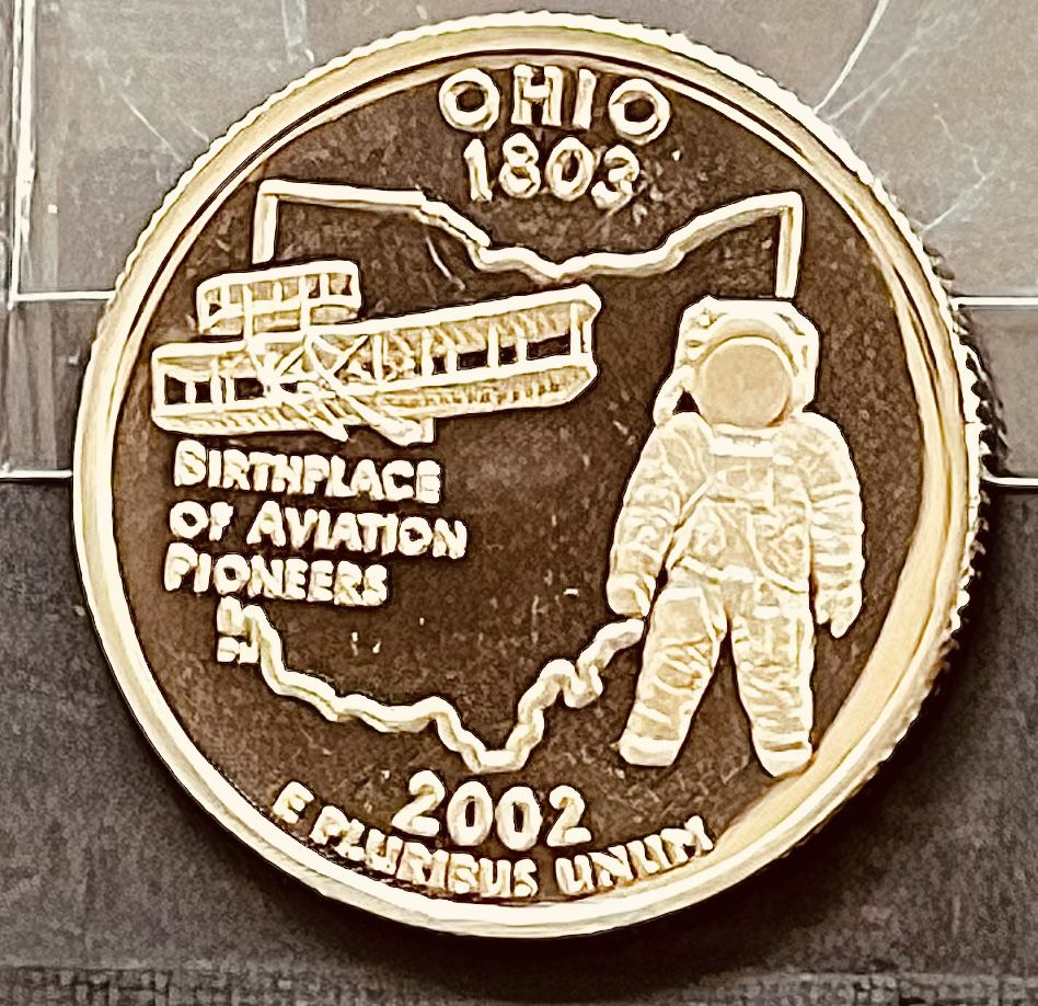 2002 S Ohio US Quarter Proof