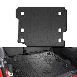 JOYTUTUS Cargo Mat fits Wrangler JL 4X4 with OEM Subwoofer All-Weather Guard ...