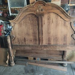 Antique Queen Ann Bed