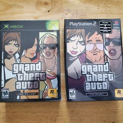 Grand Theft Auto The Trilogy For Both Original Xbox and PS2 Brand New Sealed! 