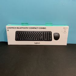Logitech Bluetooth Compact Combo Keyboard And Mouse  (MK250)- Black
