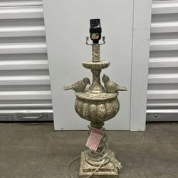 Two Ceramic Bird Lamps