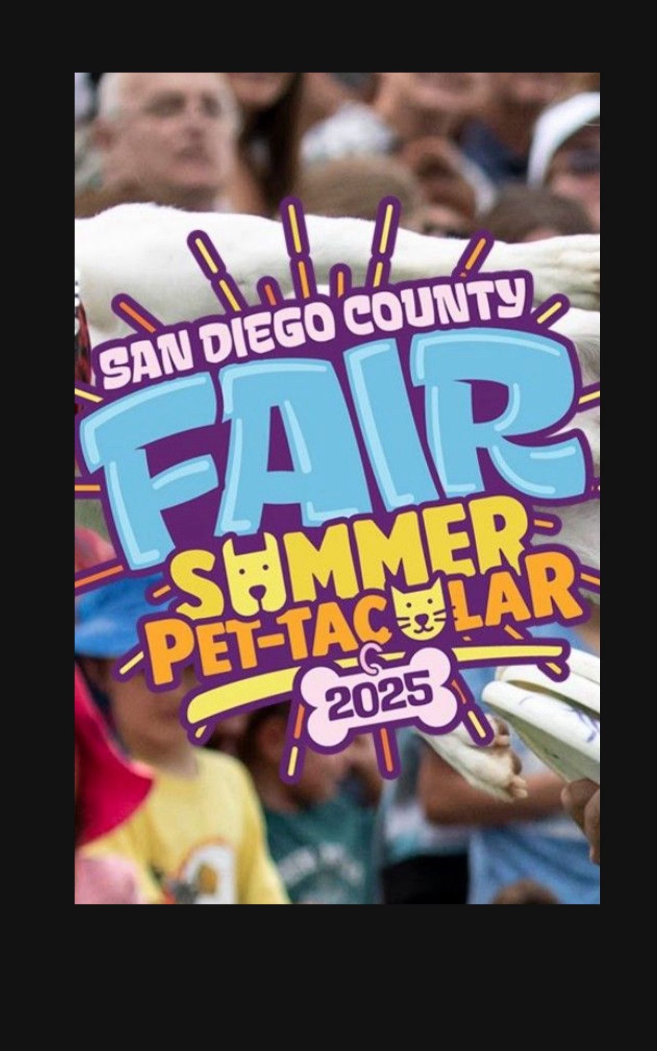 San Diego County Fair Ticket 