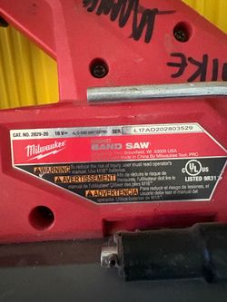 Milwaukee Band Saw $250