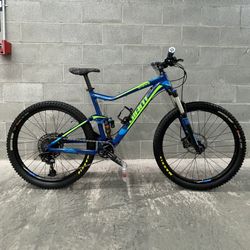 Giant Stance Mountain Bike, Size Large, 27.5” Wheels, Full Suspension, Excellent