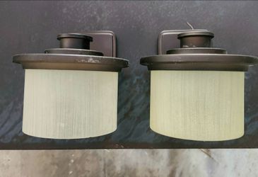 Pair of Oil-Rubbed Bronze Wall Sconces