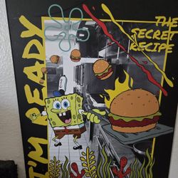Wall Art Spongebob