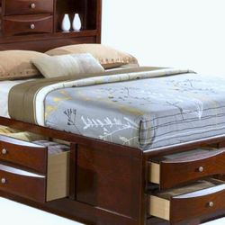 New Queen Bed Set plus Storage