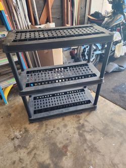 Plastic shelving