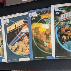 Vintage Selectavision CED Star Trek Movies Lot Of 6 