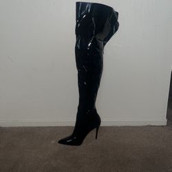 Thigh High Boots (Cat Heels)