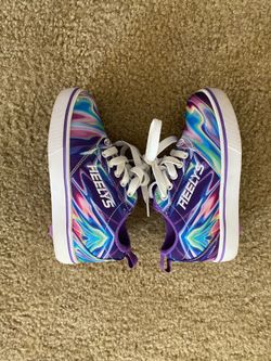 Heelys Purple Swirl Roller Shoes Youth Size 13C