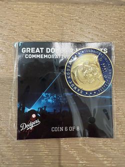 Sandy Koufax Dodger Coin 