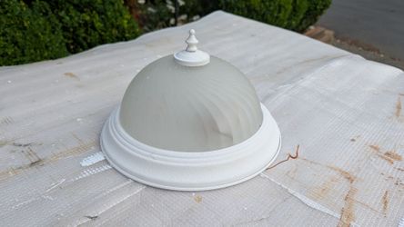 Two ceiling light fixtures