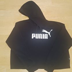 Puma Women's Cropped Hoodie, Size Small