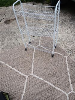 3 tier rack on wheels