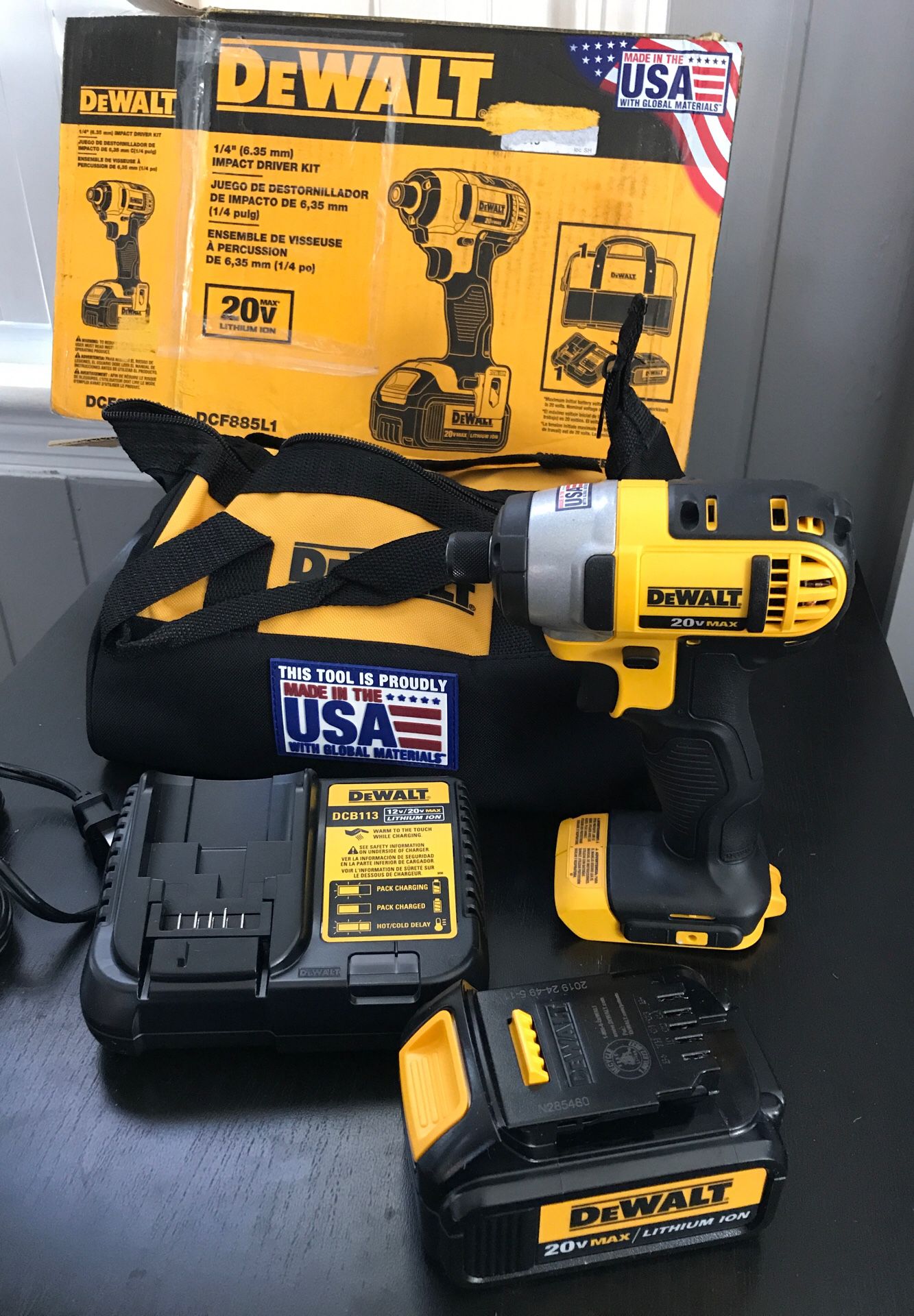 Dewalt impact driver with 3.0 battery new