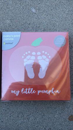 Baby pumpkin ink canvas x2