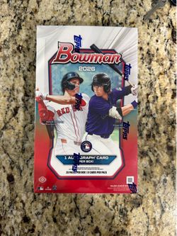 Topps 2026 Bowman Baseball Hobby Box Factory Sealed