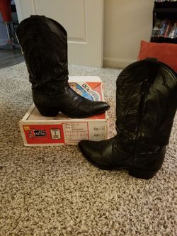 Justin Lizard Cowboy boots