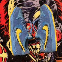 New Blue Grateful Dead Dunks Men's Size 12 