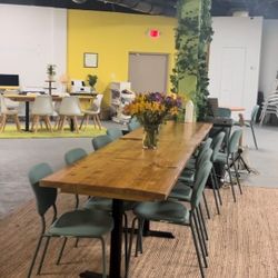 Long Wooden Table