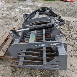 Skid steer grapple bucket