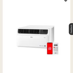 LG 8,500 BTU DUAL Inverter ENERGY STAR Smart Wi-Fi Enabled Window Air Conditioner 