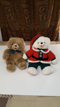 Bears (2) Pick a Pet and Snowflake Teddy 1995