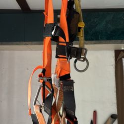 Body Harness With Lanyards 