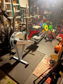 Concept2 Model D rowing machine with PM3 monitor.