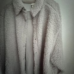 H&M Oversized Teddy Shacket( Women’s )
