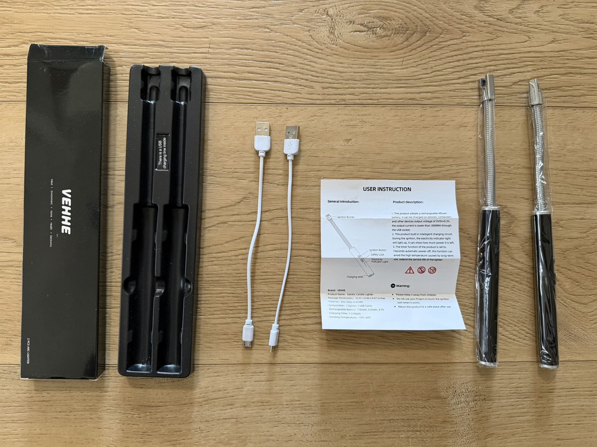 Vehhe USB Electric Lighter (2-pack) ($5)